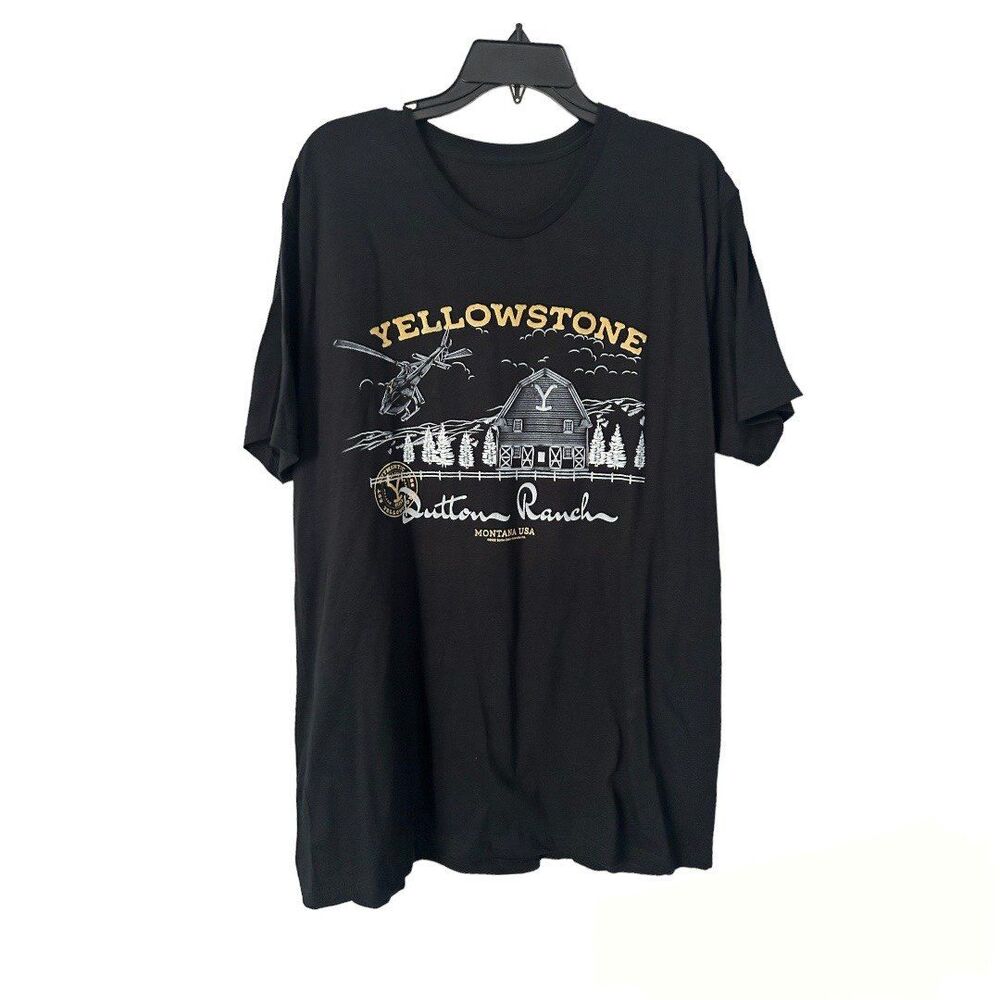 New Yellowstone Dutton Ranch Mens Short Sleeve T-Shirt Size XL